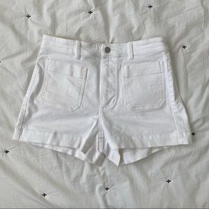 Everlane The Patch Pocket White Shorts